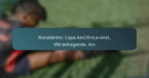 Ronaldinho: Copa América-vinst, VM-deltagande, Arv